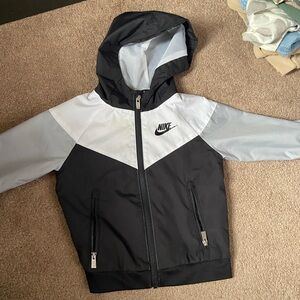 Nike Toddler 3T Windbreaker Black White